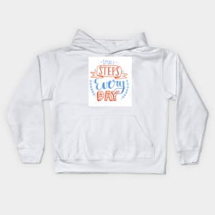 Small steps Kids Hoodie